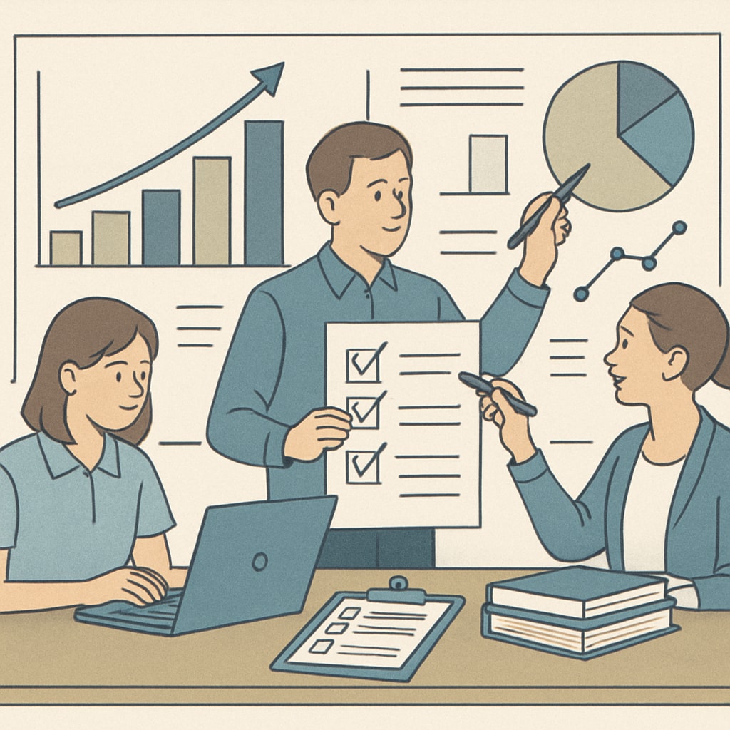 Researchers working on learning methods data from questionnaires