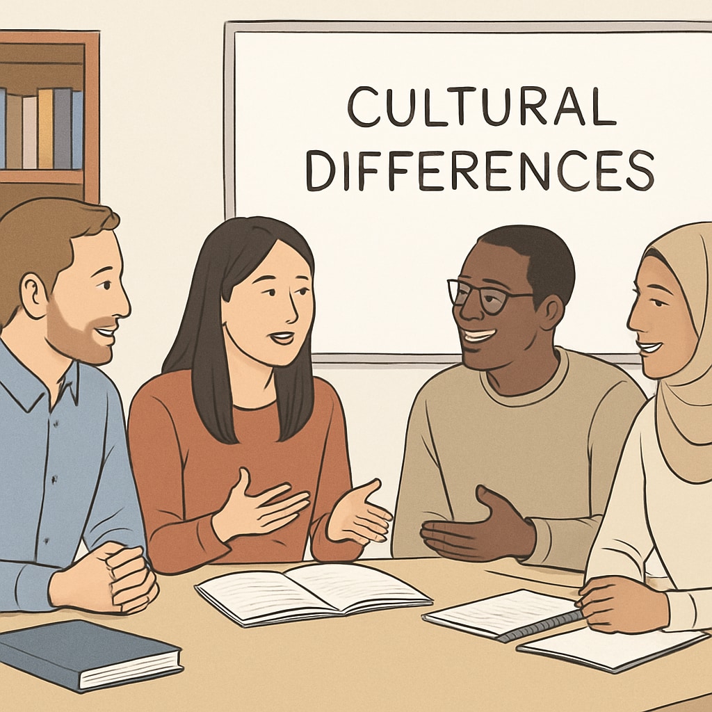 Adult education and cultural adaptation workshop for international students.