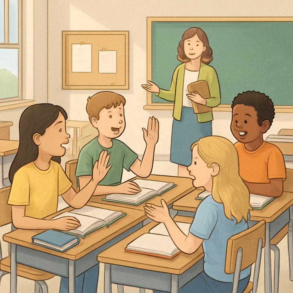 Students attending a summer school program to recover high school credits.
