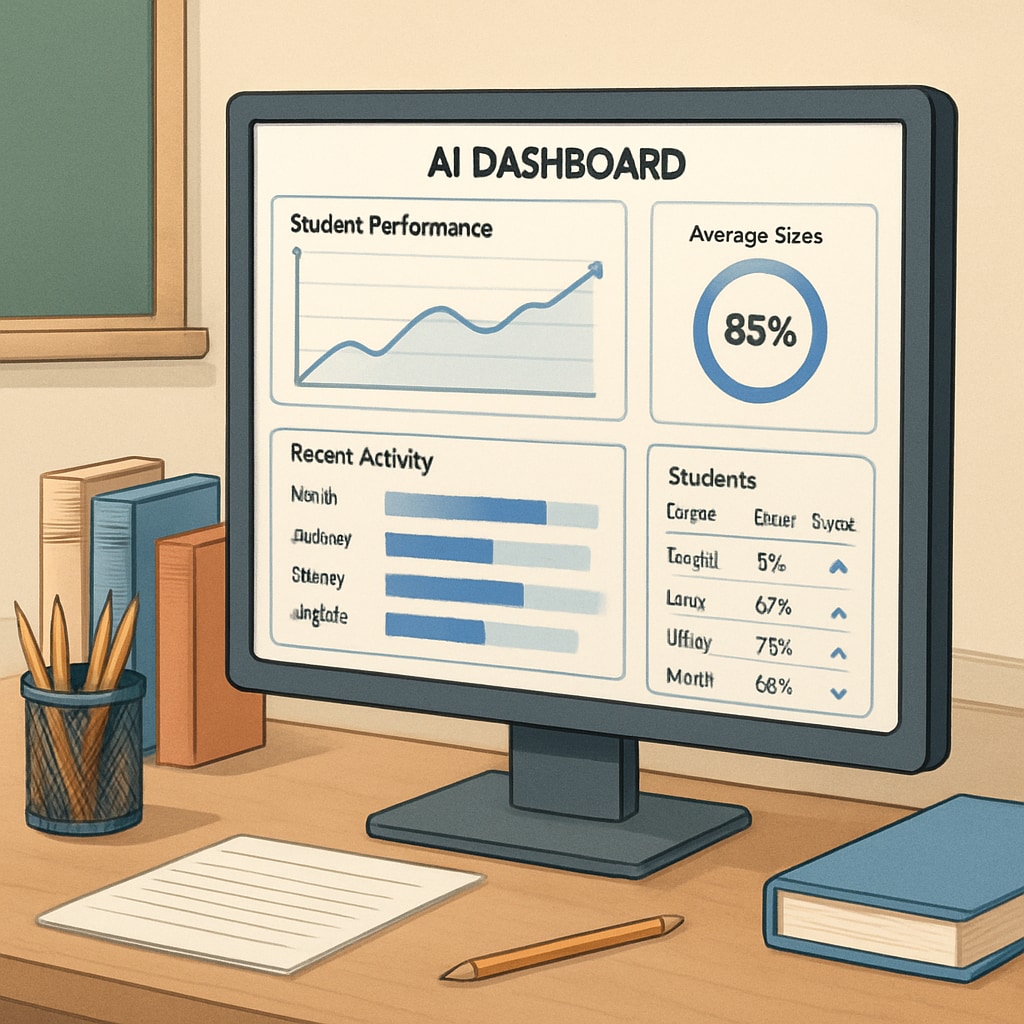 AI tools providing real-time student performance data for educators.