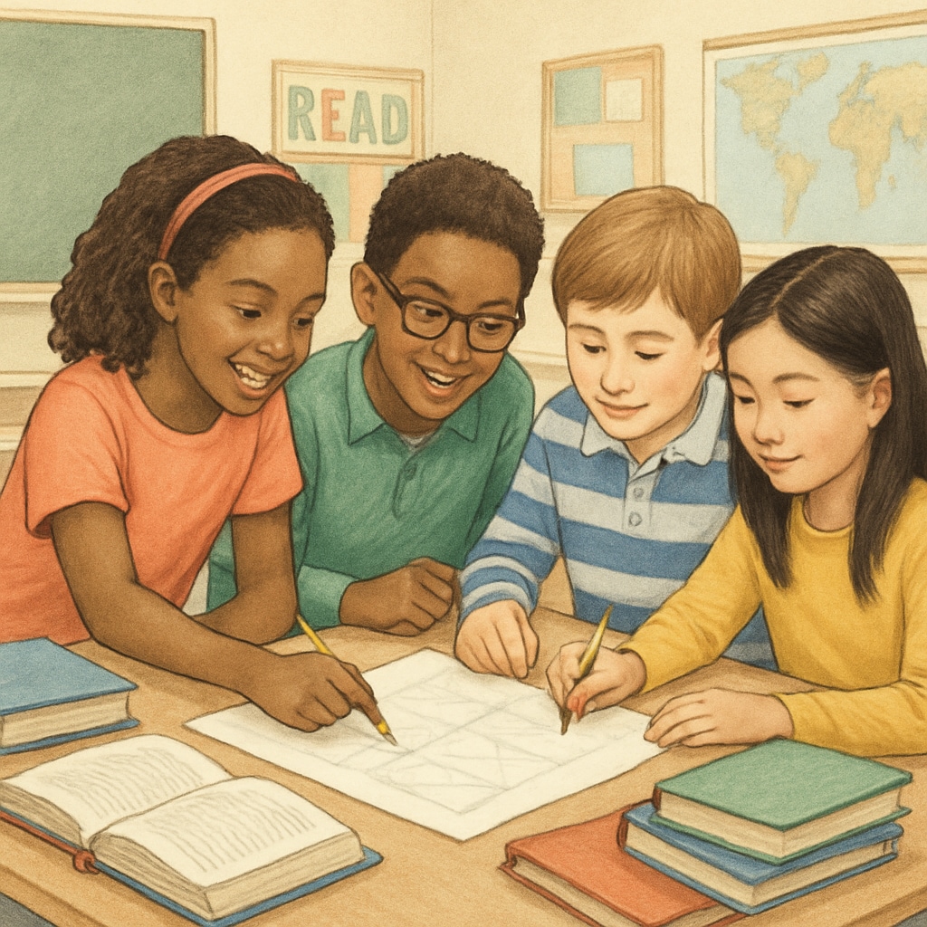 U.S. classroom showing diversity and inclusion in education.