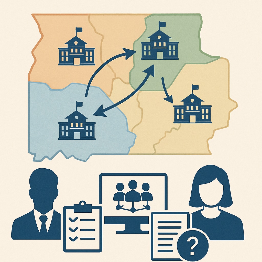 Inter-district communication barriers in K12 school systems.