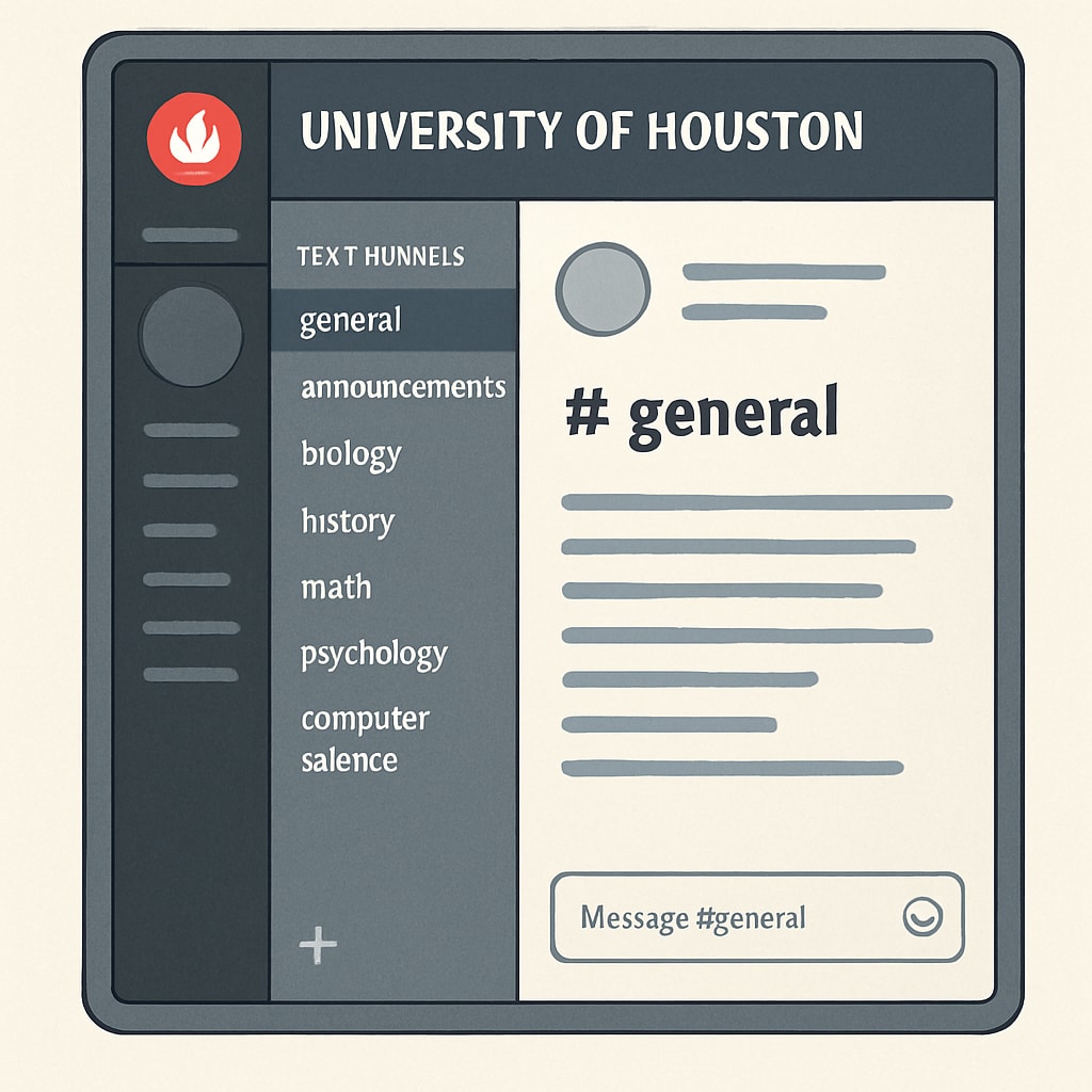 University of Houston Discord server for study groups