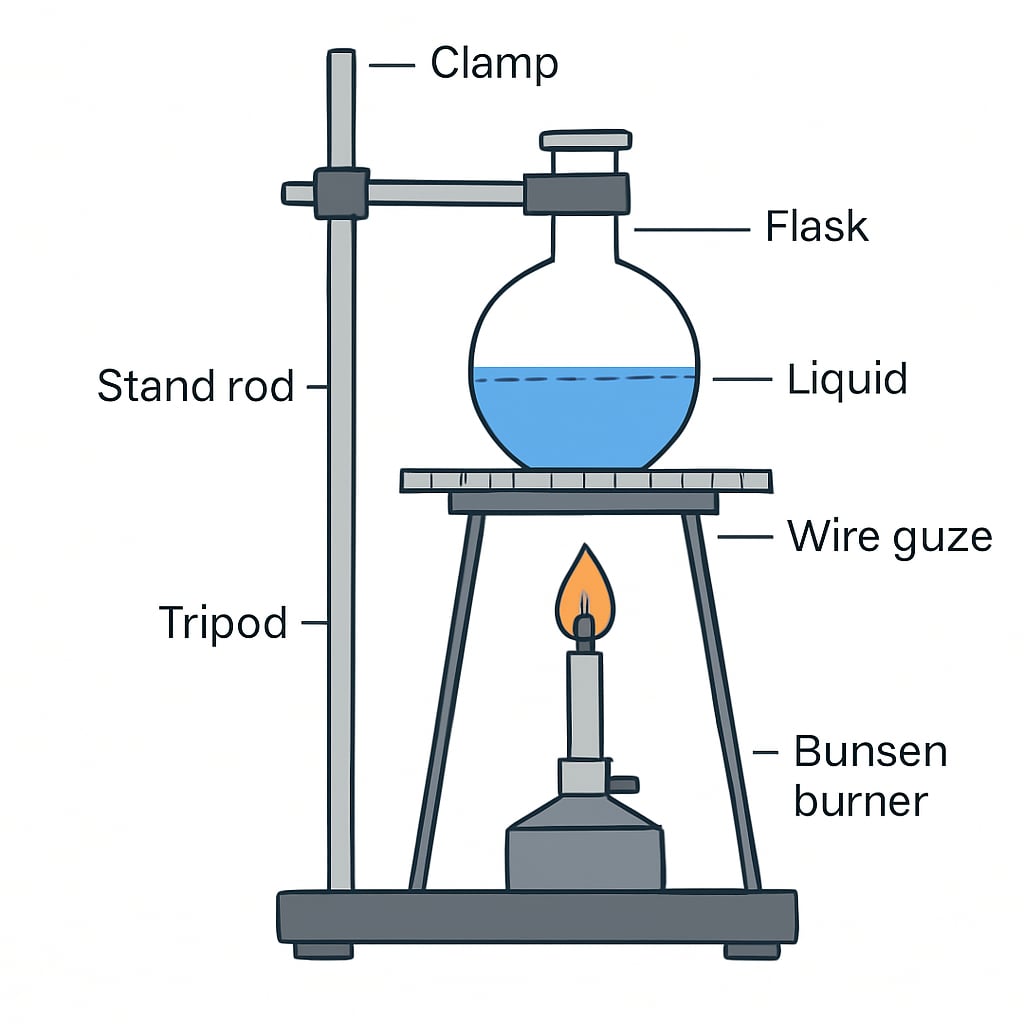 Lucidchart science experiment diagram template.