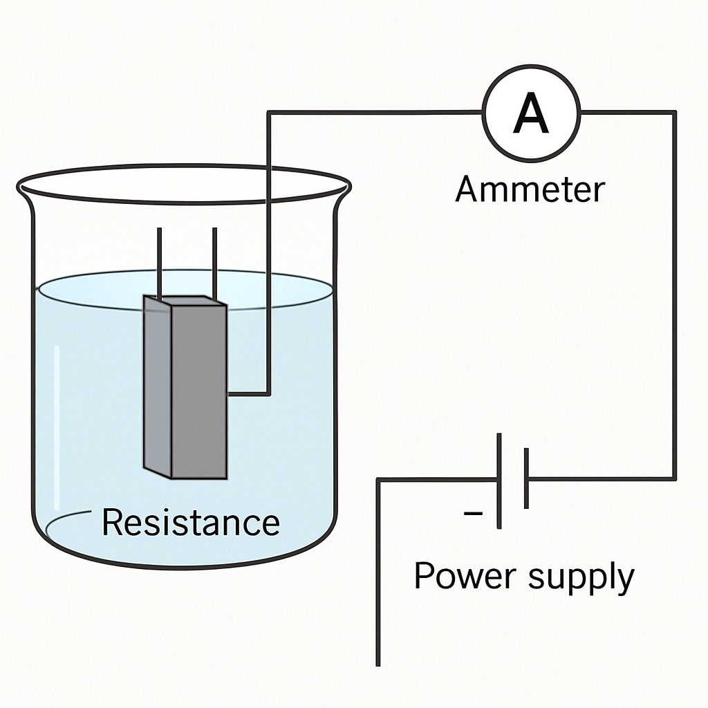 SmartDraw physics experiment diagram example.