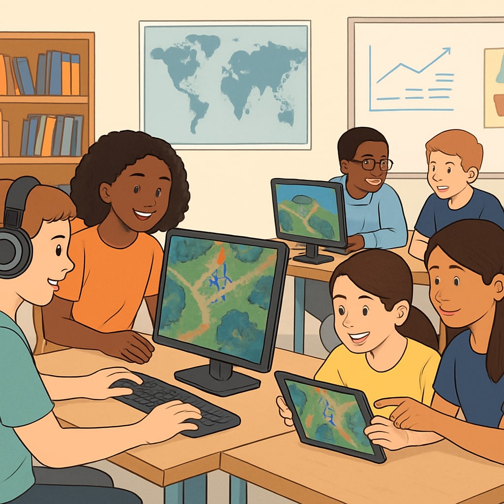 Esports in education classroom activity