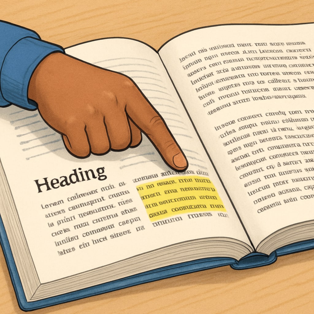 Highlighted passage in a textbook for understanding text purpose in Functional Skills English.