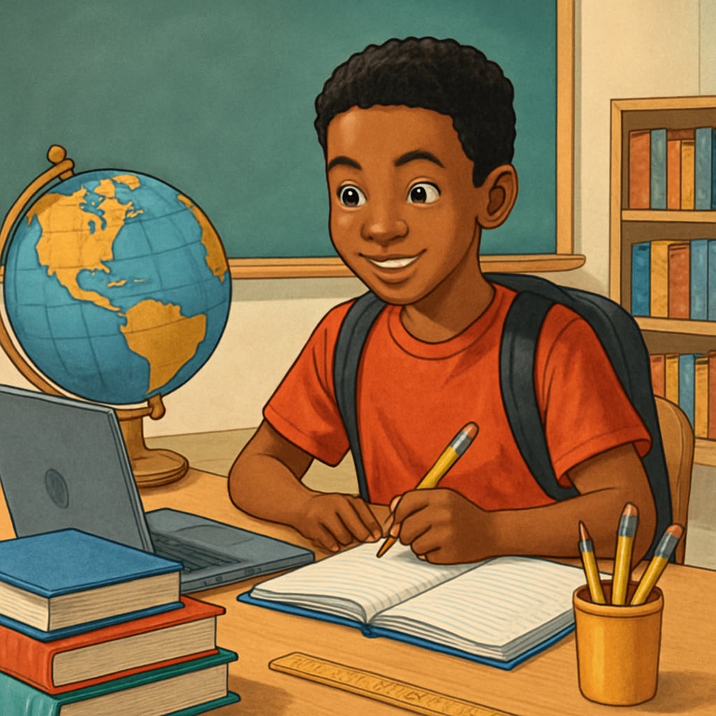 K-12 student in a U.S. university summer program.