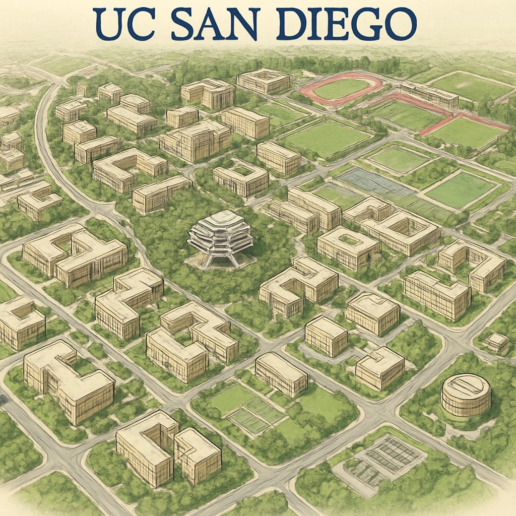 UC San Diego campus infrastructure supporting enrollment expansion and student growth.