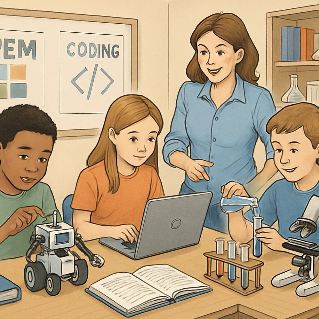 K12 students engaged in STEM activities, preparing for higher education like UC San Diego.