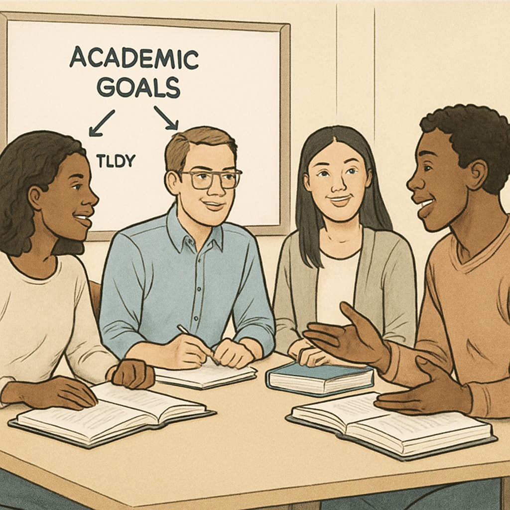 Harvard admissions, diverse students discussing academic goals.