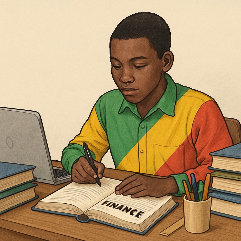Malian student pursuing financial education at a local university