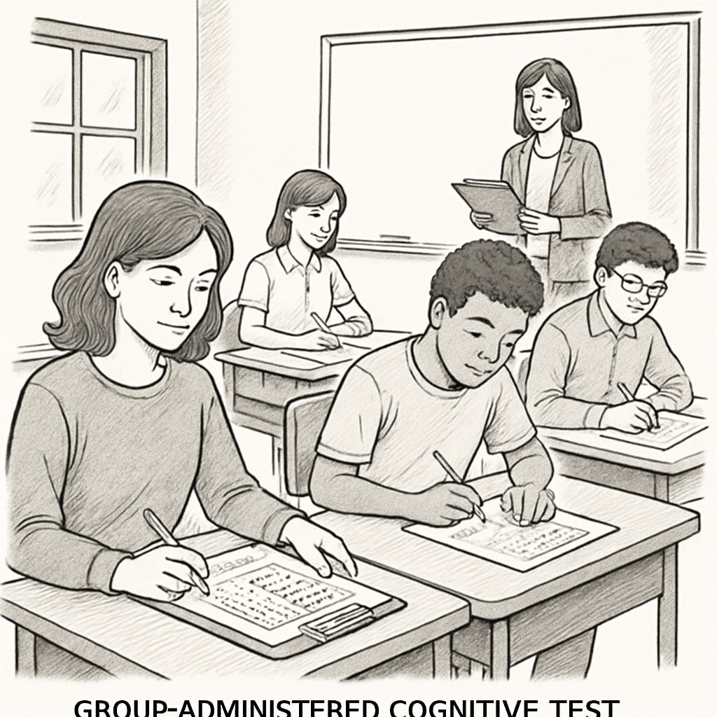 Group-administered IQ test for identifying gifted students.
