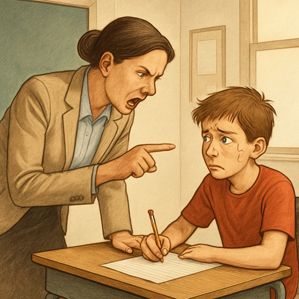 Extreme education methods depicted in 