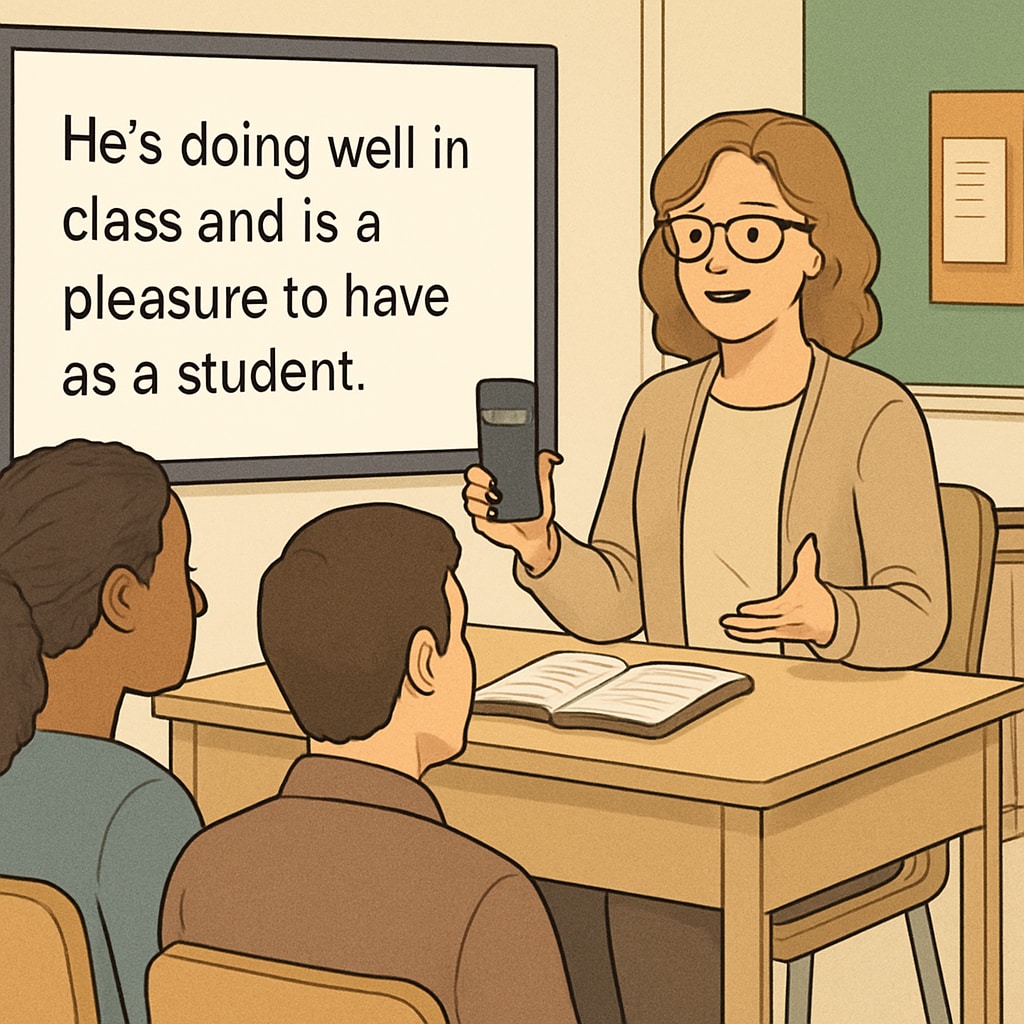 WillowVoice transcription in a parent-teacher meeting.