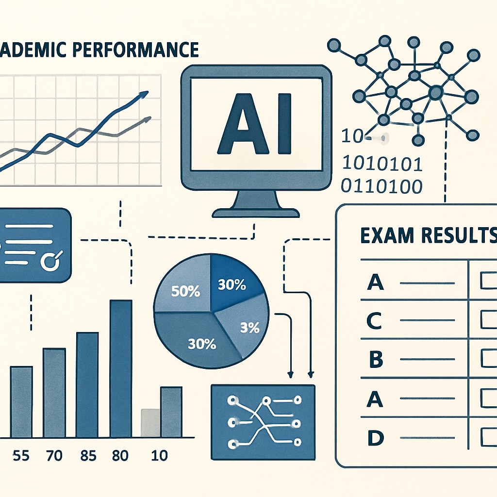 AI analyzing traditional competitive exam data.
