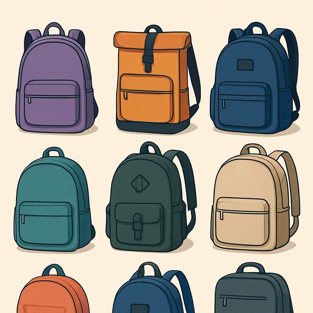 Selection of budget-friendly college backpacks in various designs.