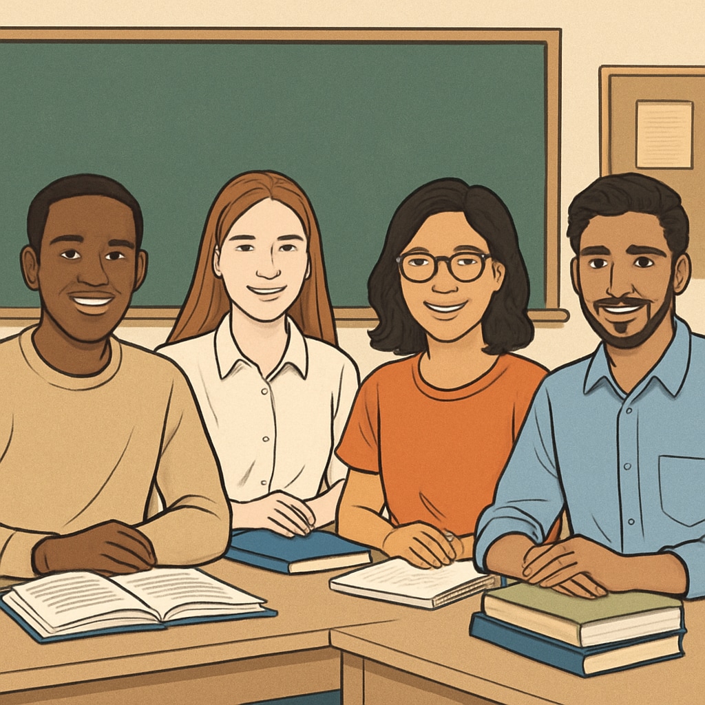 Students overcoming university reputation discrimination through confidence and diversity.