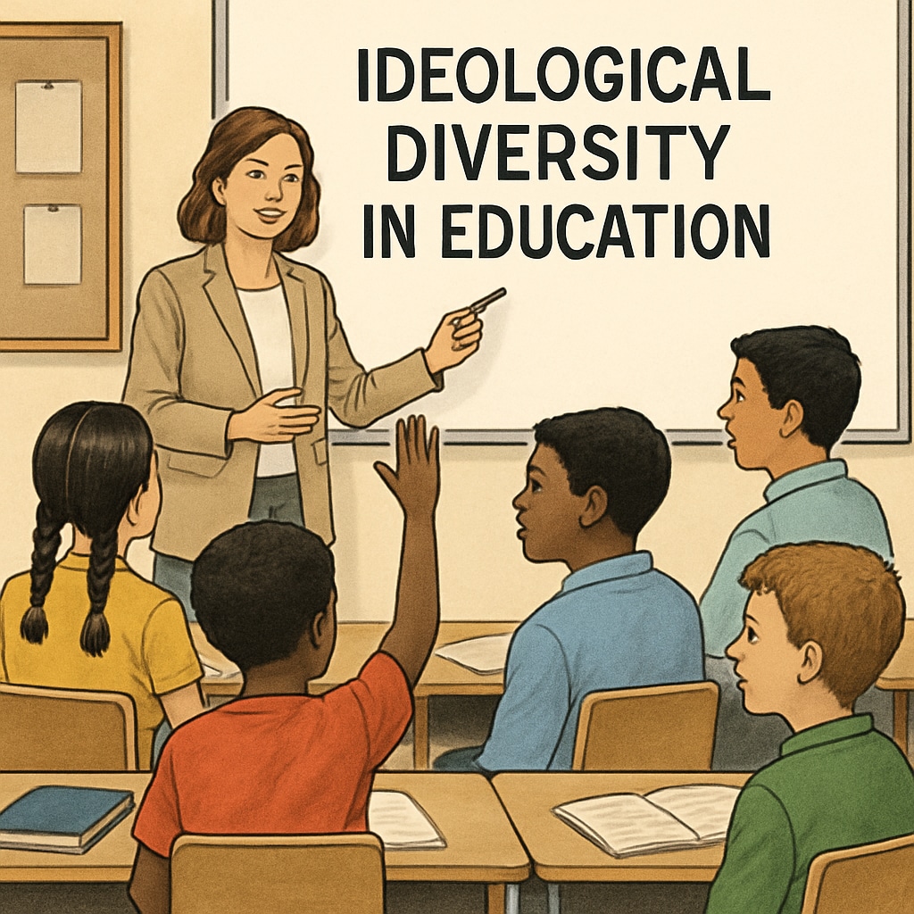 Diverse classroom with teacher and students in Oklahoma.