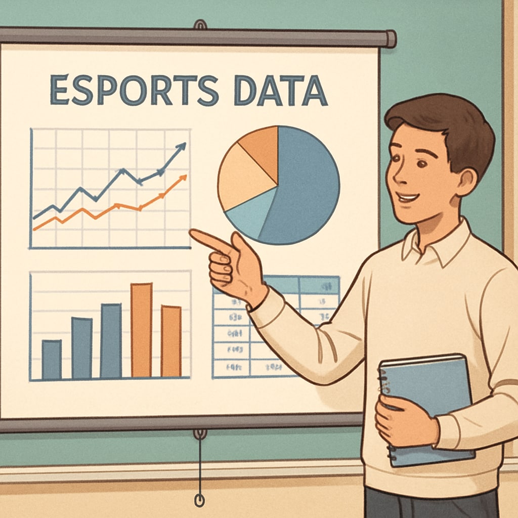 Esports data analysis project in an educational setting