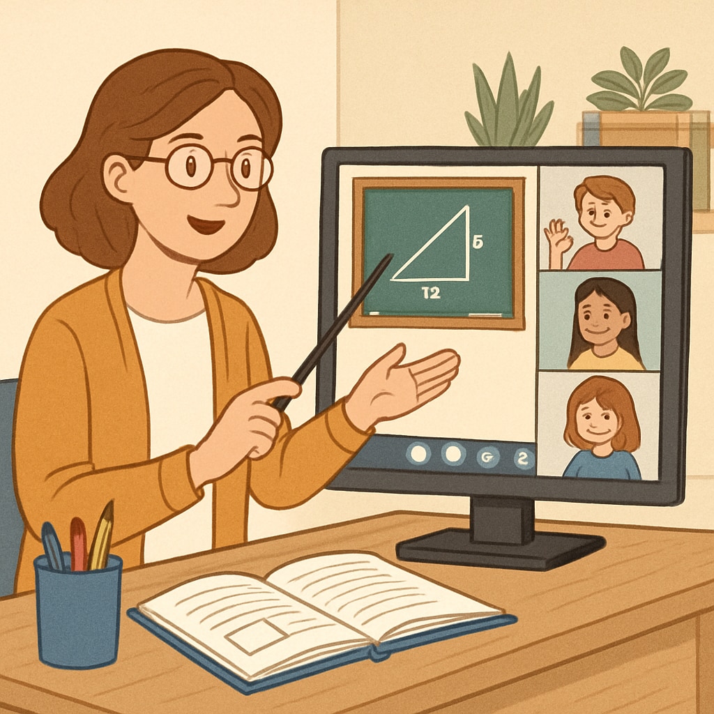 Virtual lesson in online public education