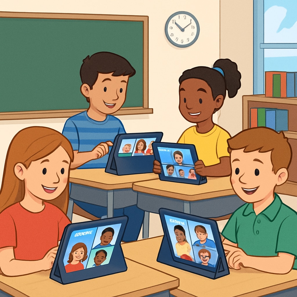 Digital Zoom and ReZoom activity enhancing classroom interaction and answer order restoration.