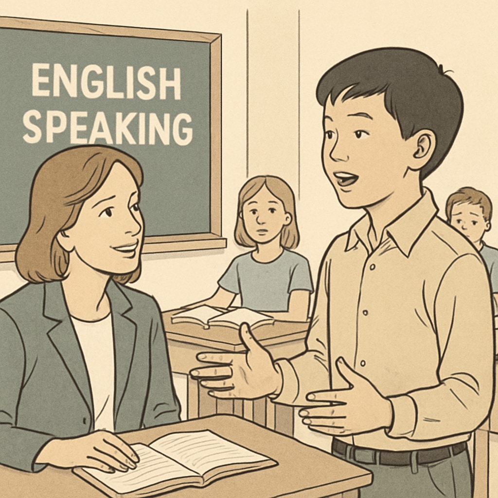 Student improving English language skills for U.S. master's programs.