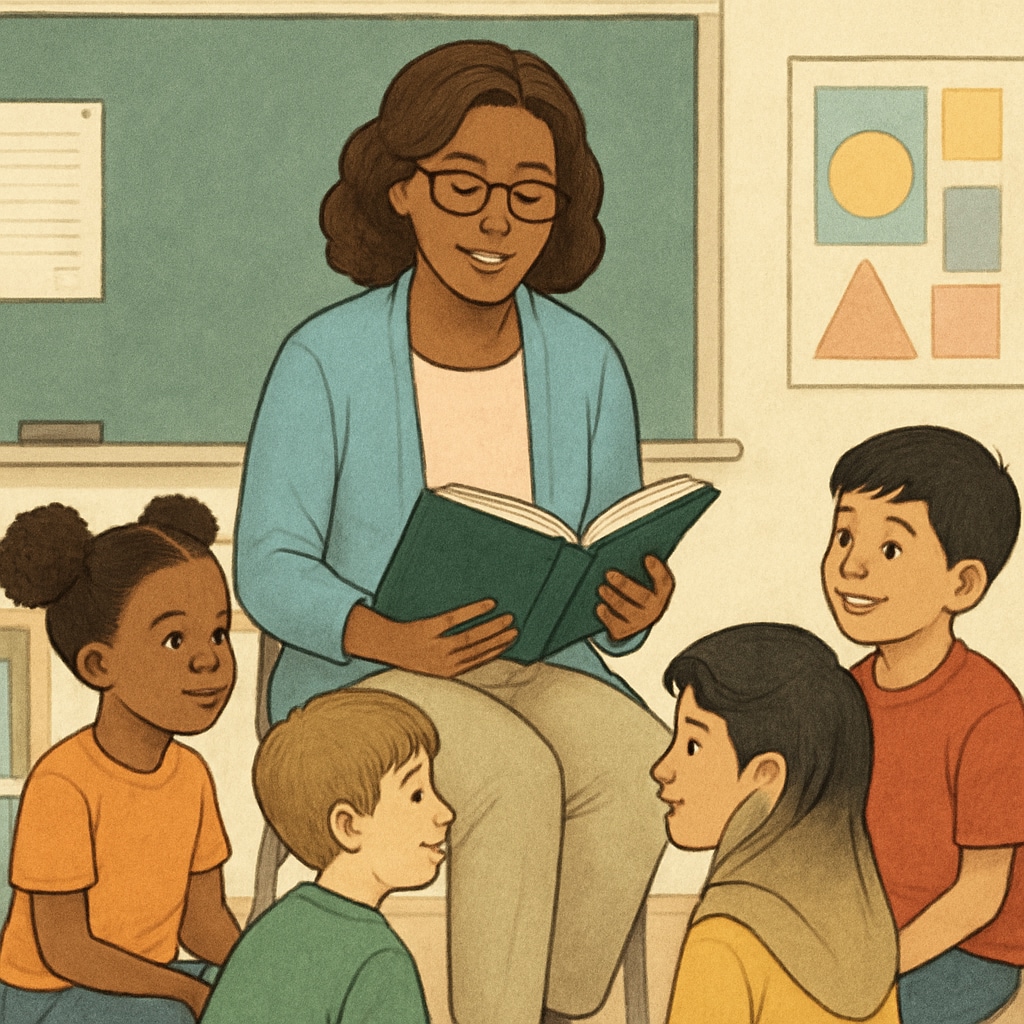 A teacher promoting inclusion and respect for transgender students in a K-12 classroom.