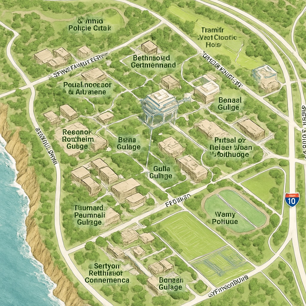 UC San Diego campus expansion, highlighting its facilities and growth potential.