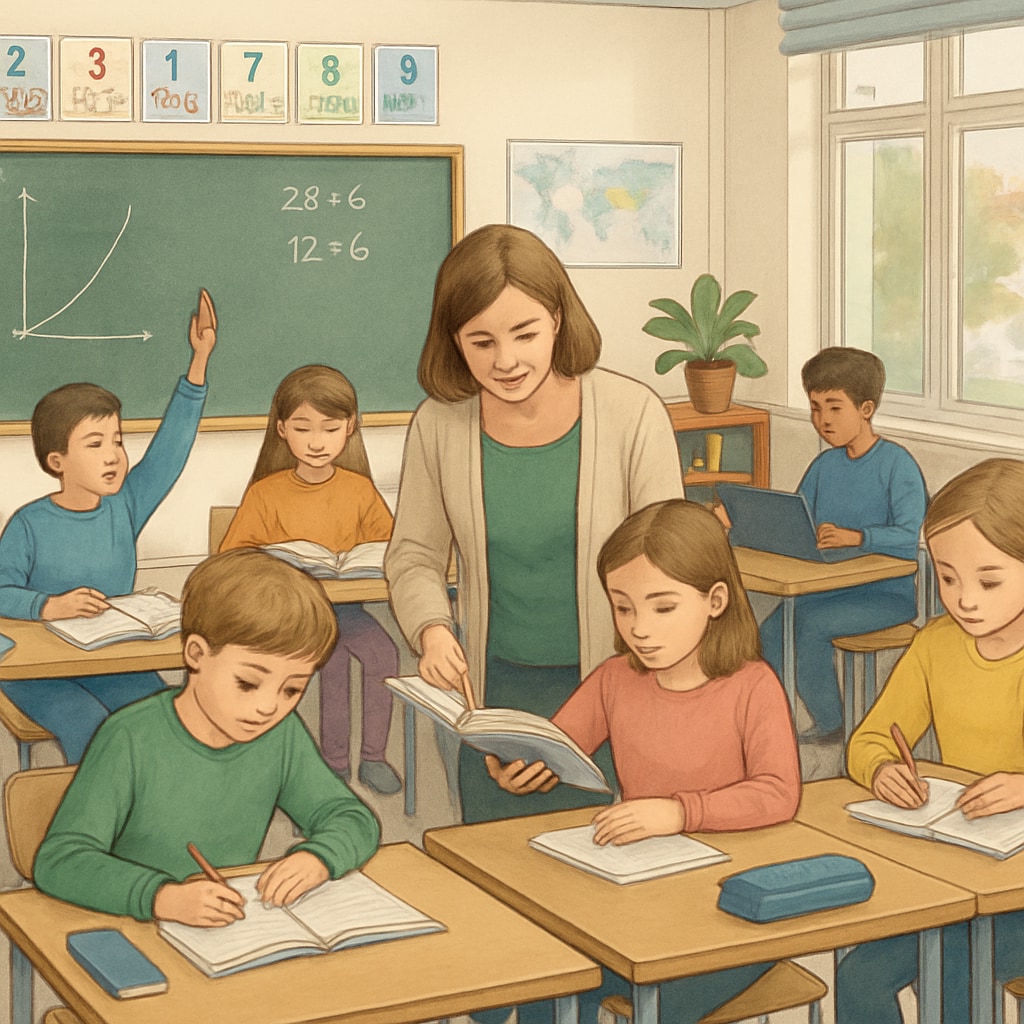 A Finnish classroom demonstrating balanced education methods.