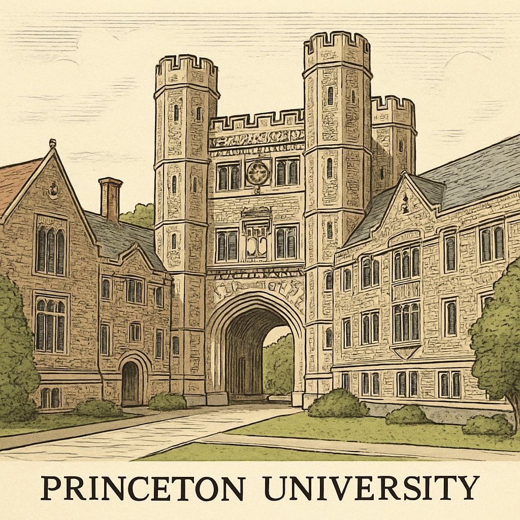 Princeton University campus highlighting its exclusivity and iconic design.