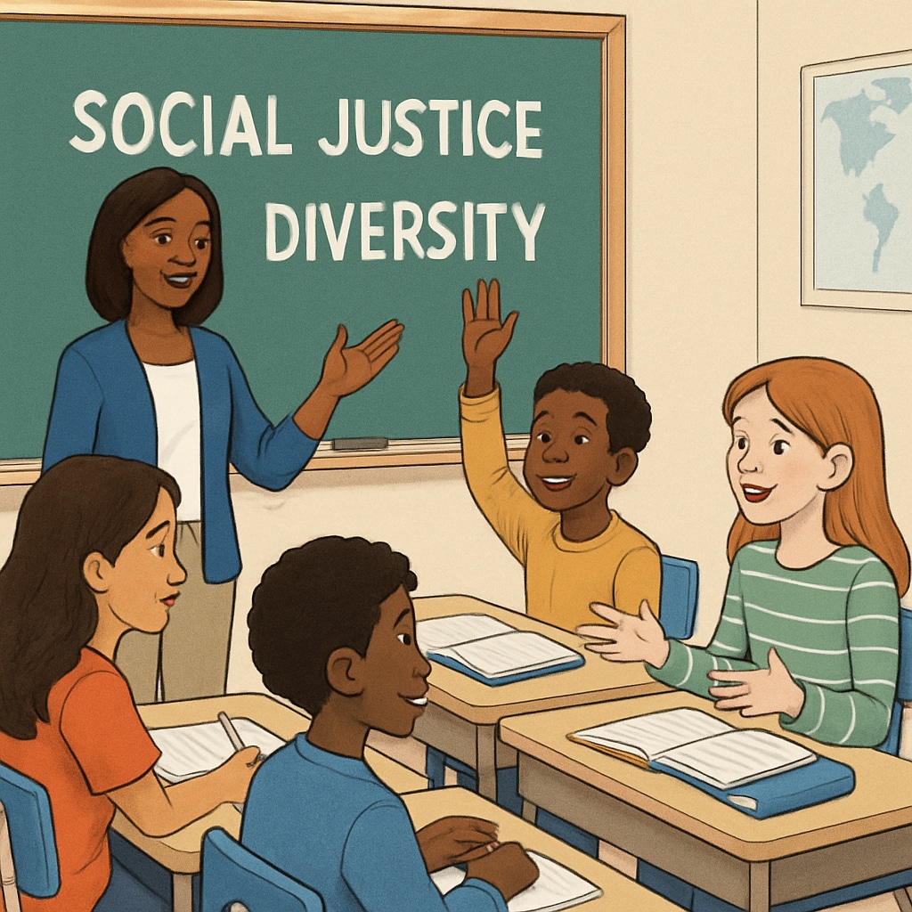 Classroom discussion about wokeness and diversity in schools.