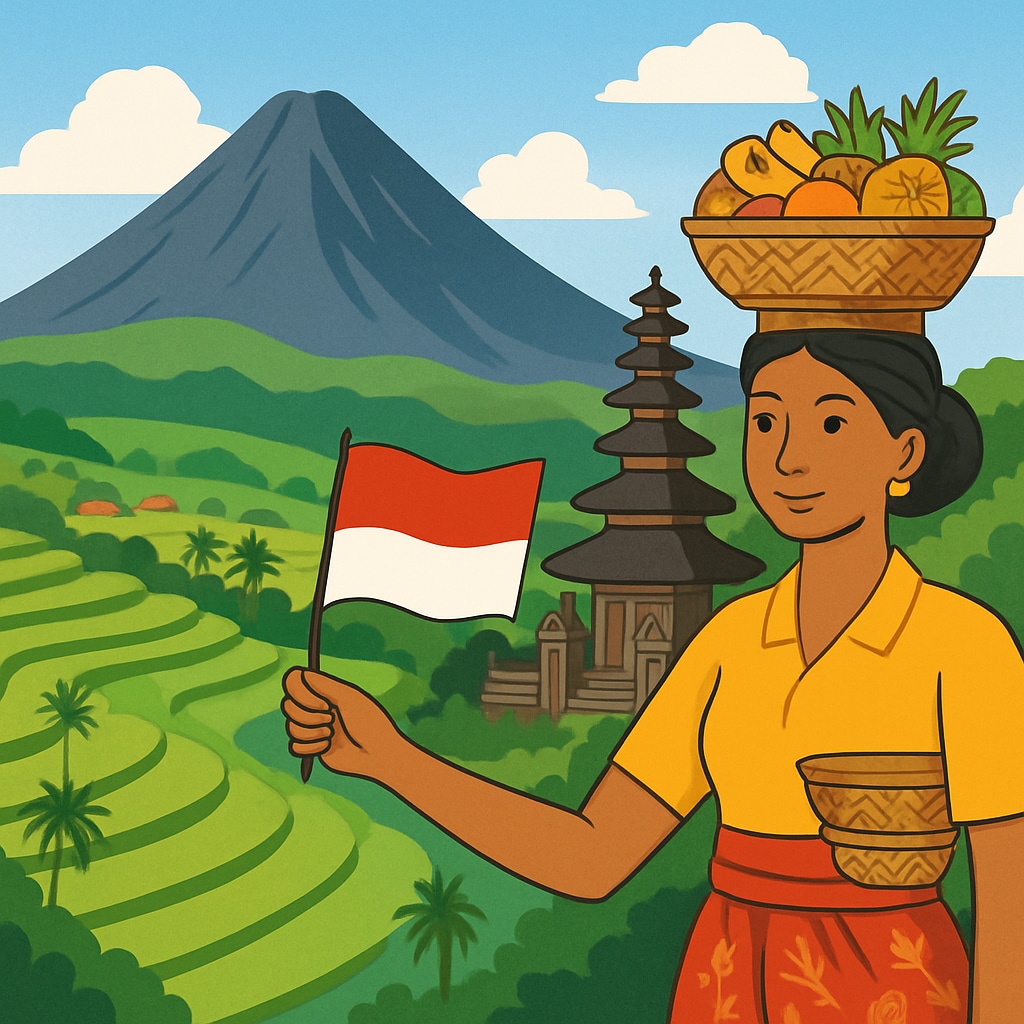 Travel destination featured in short video influencing tourism decisions.