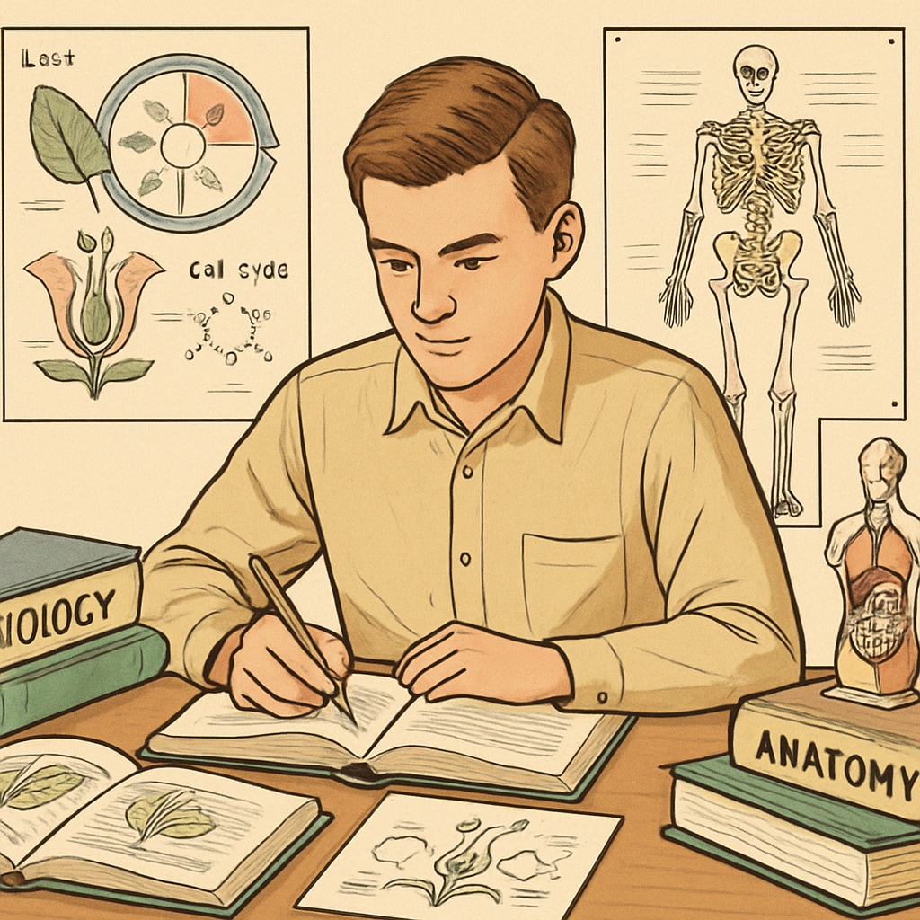 Biology graduate transitioning to education by studying teaching methods.