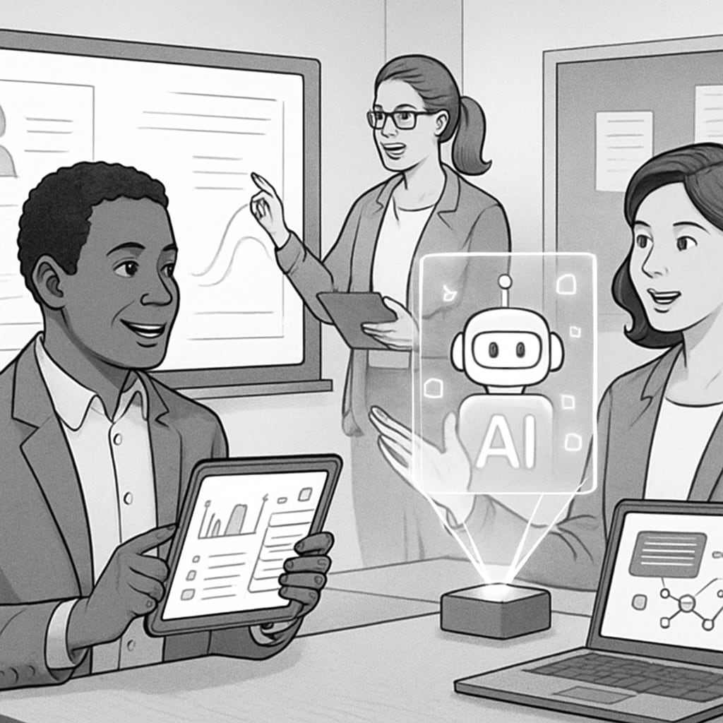 AI education applications redefining teaching roles in modern classrooms.