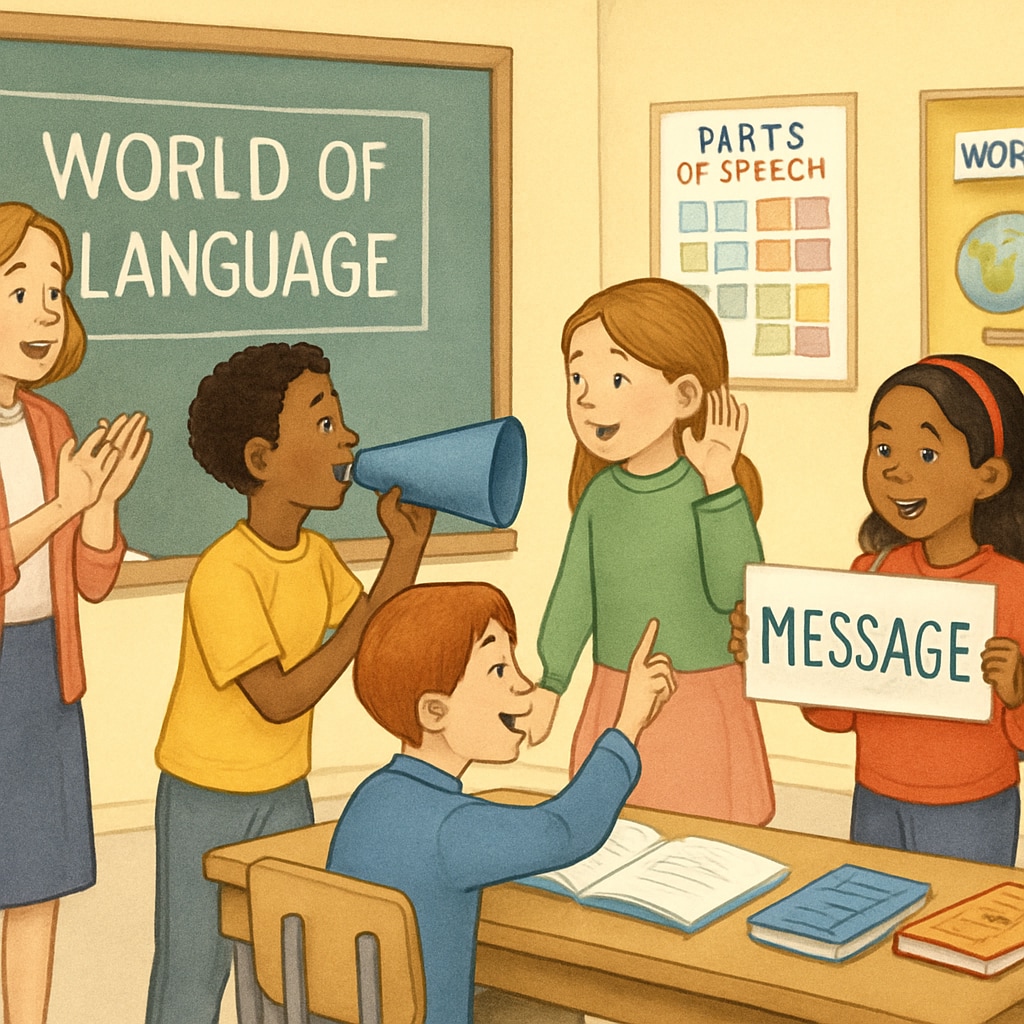 Students practicing role-playing exercises from 