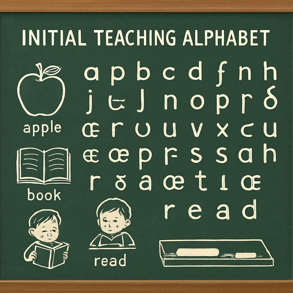 ITA blackboard example in an early education classroom.