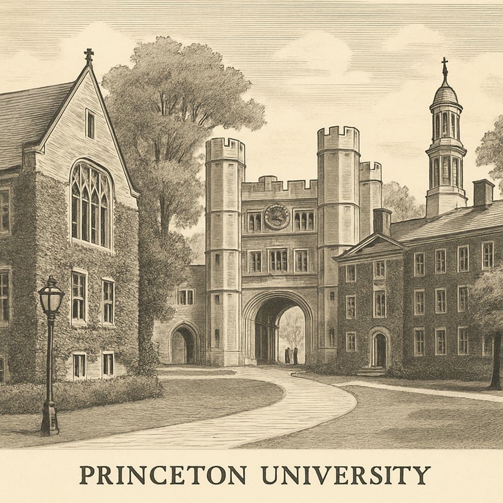 Princeton University’s iconic campus, symbolizing its prestige as an Ivy League institution. Princeton University campus showcasing Ivy League prestige.
