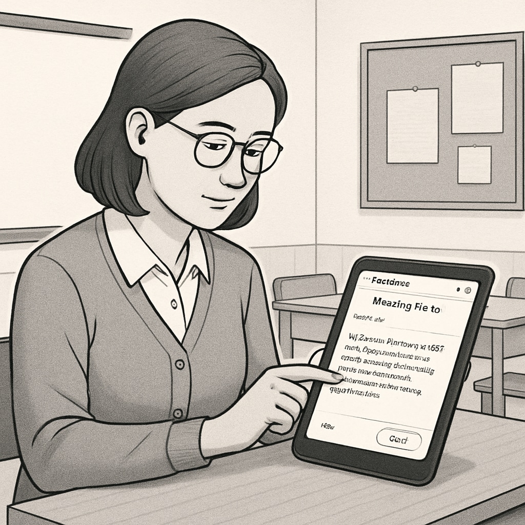 A teacher reviewing auto-transcribed meeting notes on a tablet, showcasing WillowVoice’s user-friendly interface. Teacher reviewing WillowVoice-transcribed meeting notes on a tablet.