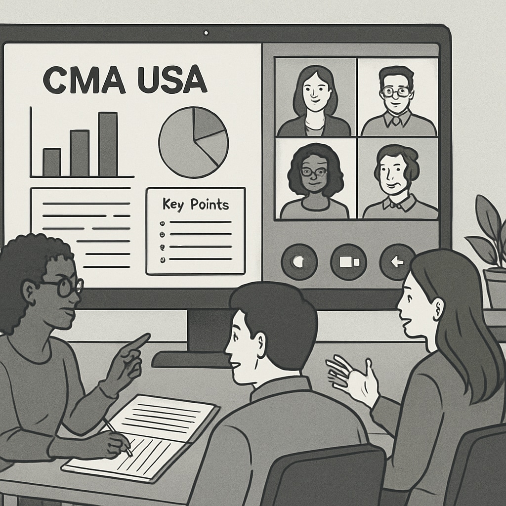 Virtual study group of Kerala CMA USA candidates