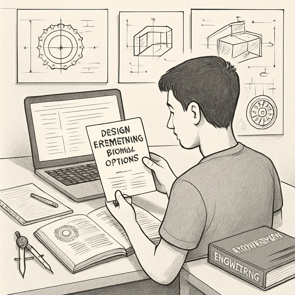 Student evaluating design engineering MEng and BSc+MSc degree paths.
