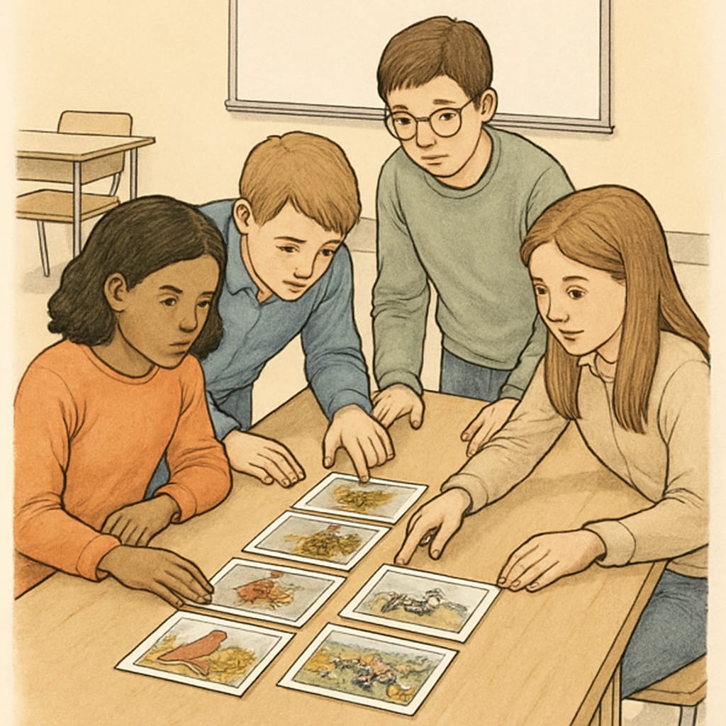 Students engaging in a Zoom/ReZoom classroom activity arranging answer sequences.