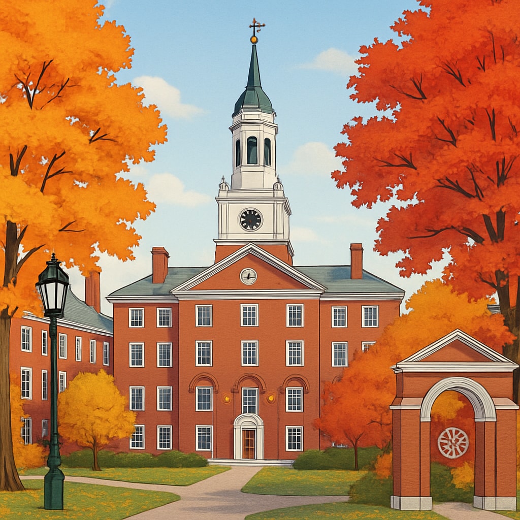 Harvard University campus in autumn, representing holistic education values.
