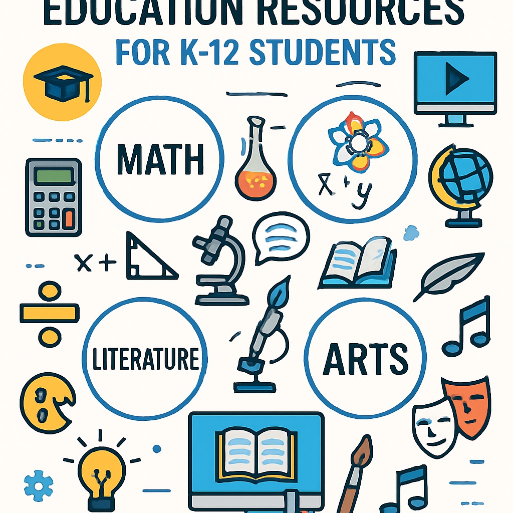 Infographic on Reddit featuring free education resources for K12 students.