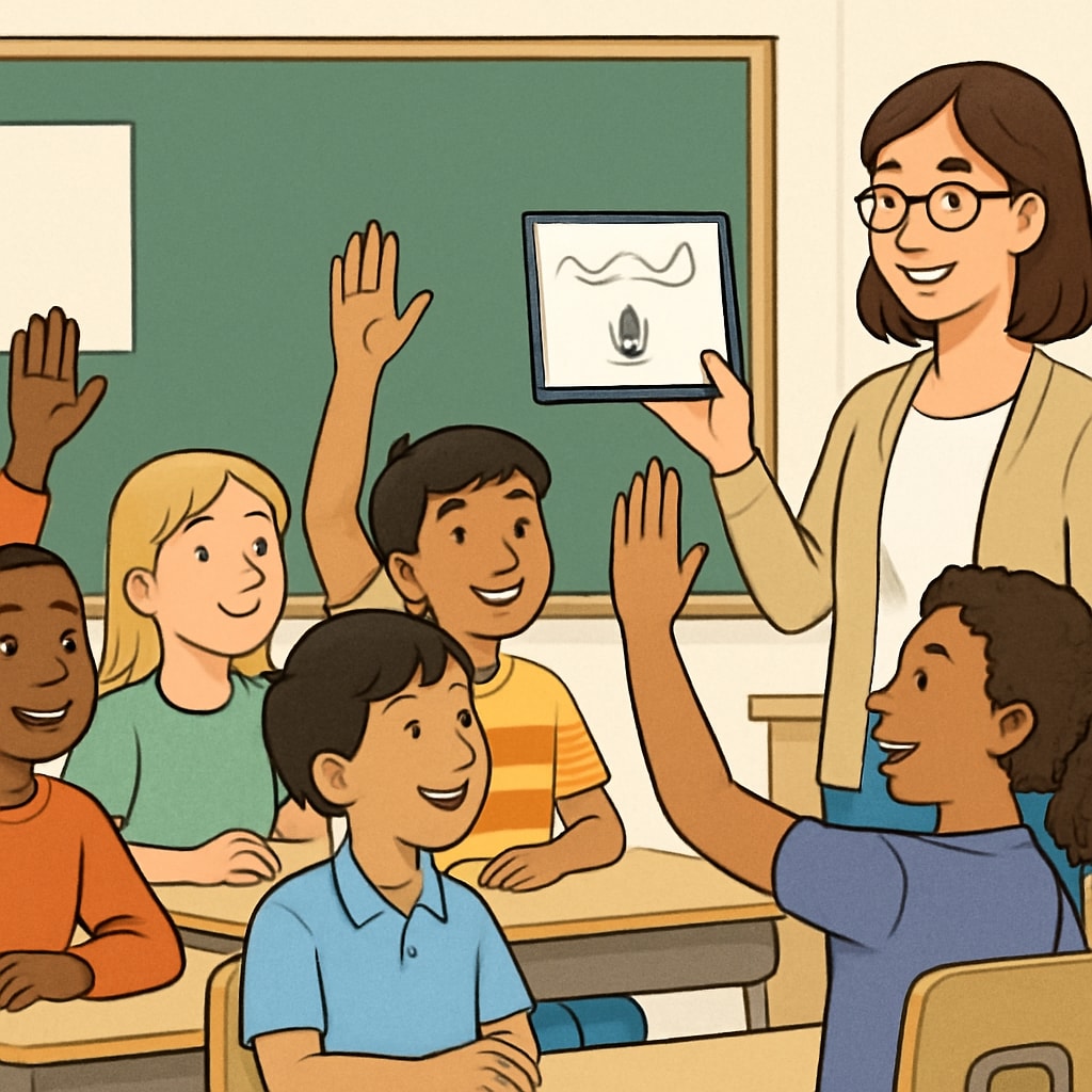 Students engaging in a classroom activity powered by WillowVoice