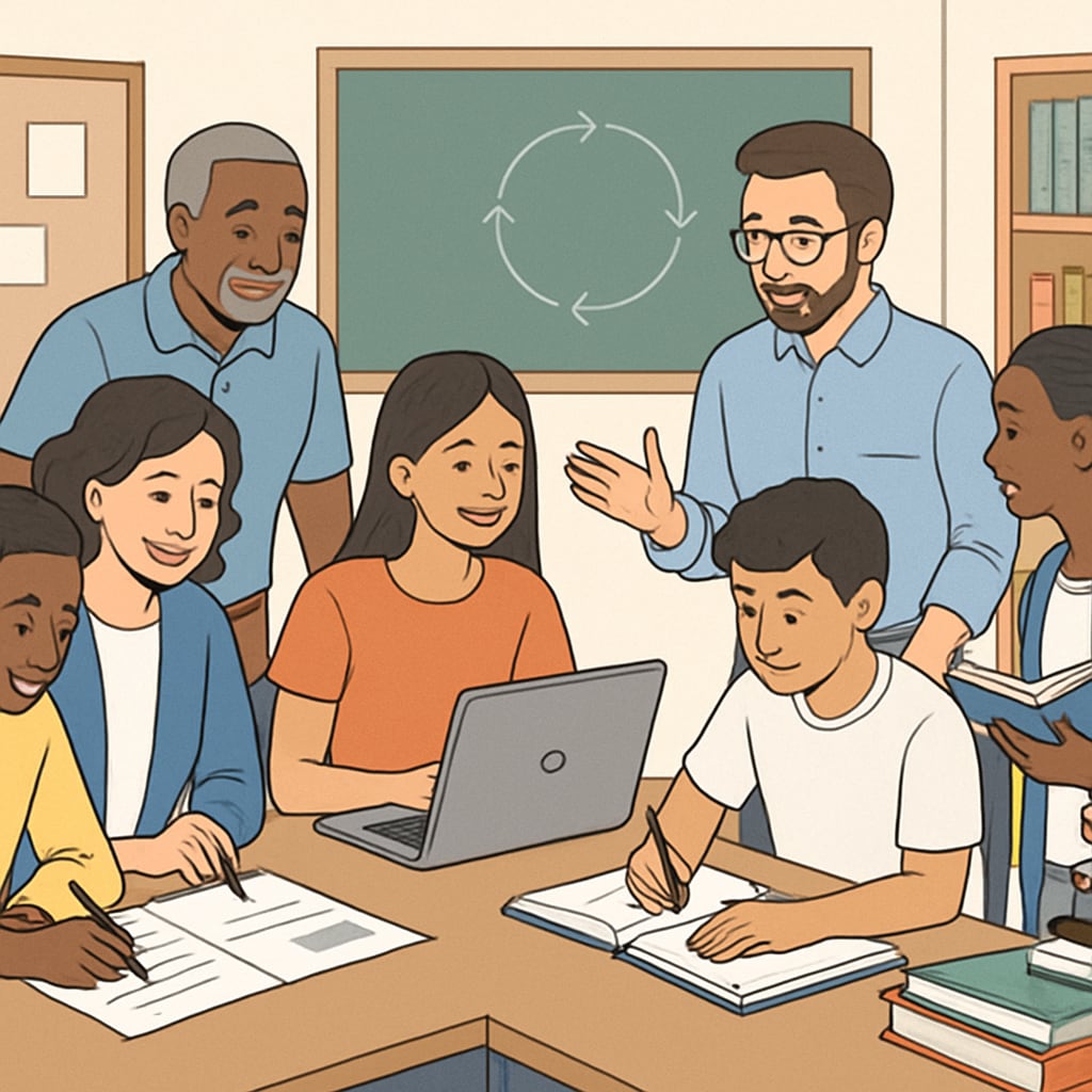 Collaborative efforts among students, teachers, and community members to enhance student success.