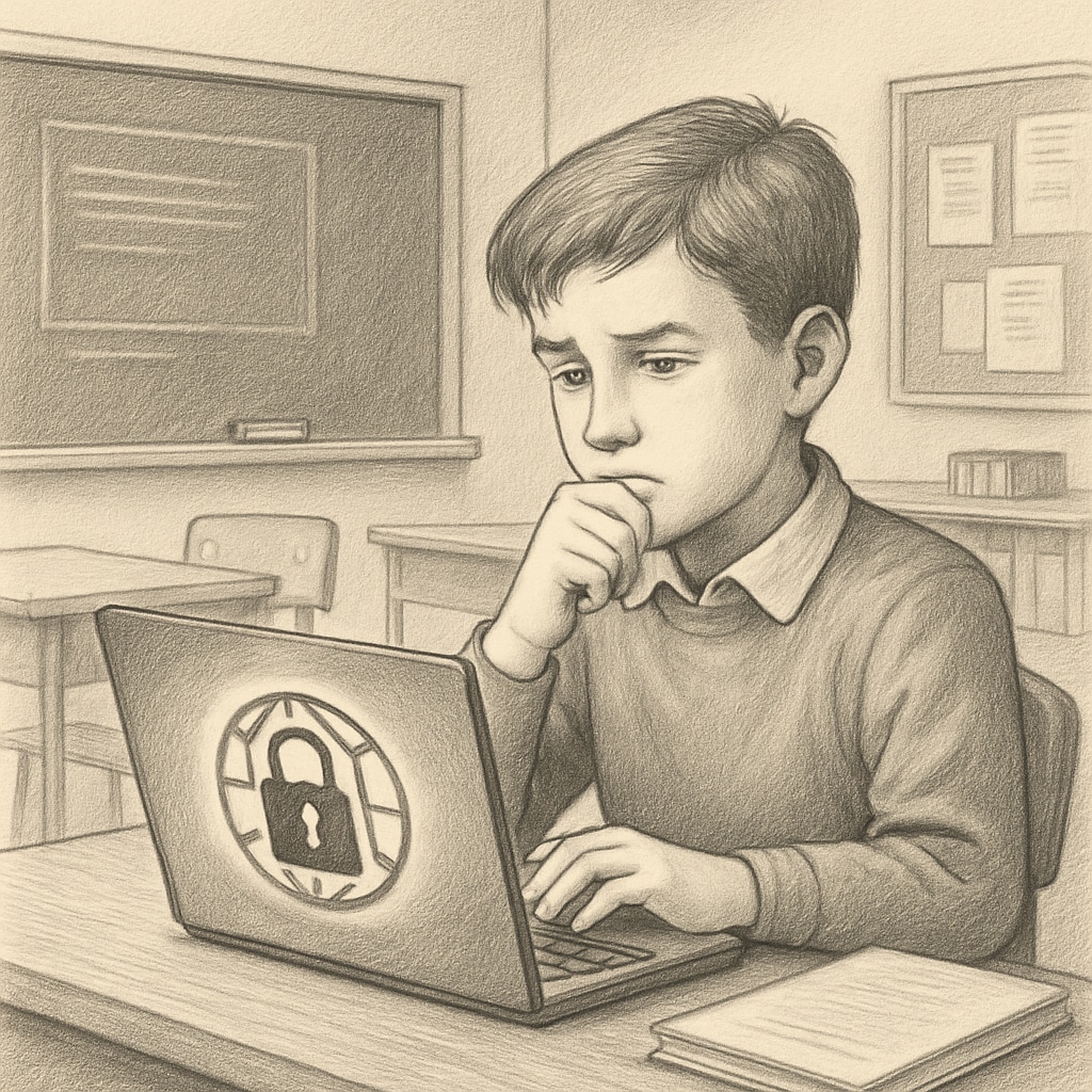 K12 student facing educational challenges due to age verification laws.