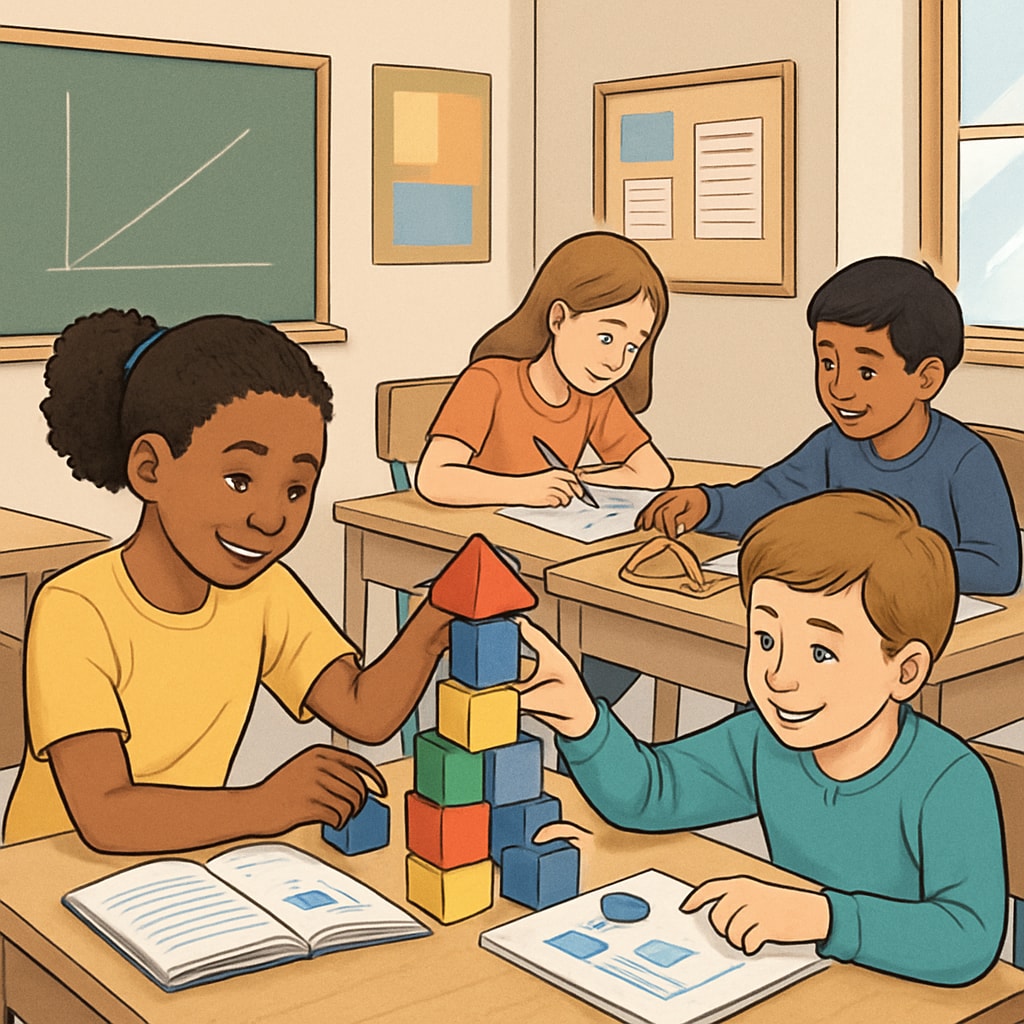 Students in a classroom developing employability skills beyond academic achievement.