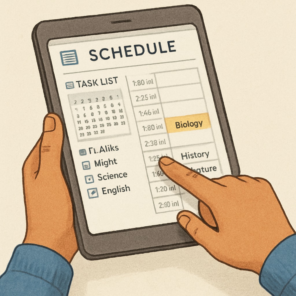 Time management tools used by students for productivity