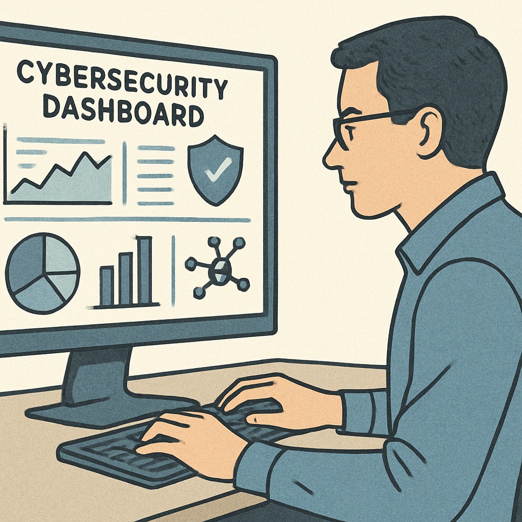 A professional working on a cybersecurity dashboard, emphasizing skills over university credentials. A cybersecurity expert analyzing data, highlighting the importance of skills over university reputation.